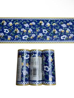 Laura Ashley Home Vintage Wallpaper Border 3 Rolls Floral Cottage JC5620B NEW